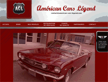 Tablet Screenshot of american-cars-legend.com